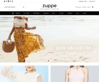 Zuppeclothing.com(Wholesale Clothing UK) Screenshot