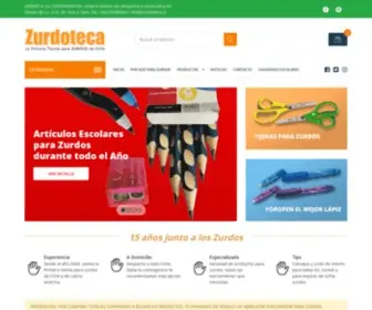 Zurdoteca.cl(La primera tienda para Zurdos de Chile) Screenshot