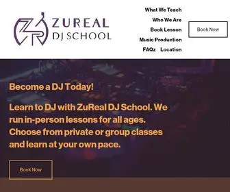 Zurealdj.com.au(ZuReal DJ School) Screenshot