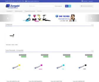 Zurgabi-Tienda.com(Somos una empresa dedicada a los consumibles para todo tipo de impresoras con más de 15 años de experiencia) Screenshot