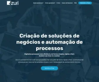 Zuri.wf(Criação de soluções de negócios e automação de processos) Screenshot