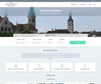 Zurich-Hotels.net(Zurich hotels & apartments) Screenshot