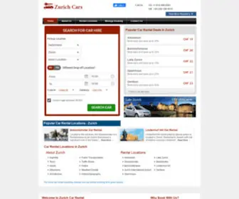 Zurichcars.com(Car Rental Zurich) Screenshot