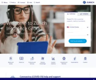 Zurich.com(Zurich Insurance Group) Screenshot