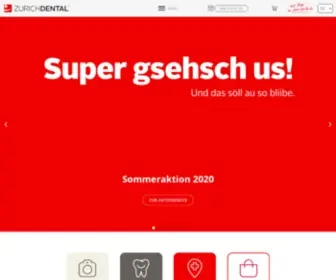 Zurichdental.ch(Ihr Zahnarzt in Zürich) Screenshot