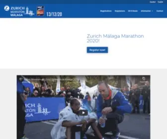 Zurichmaratonmalaga.es(Zurich Maratón Málaga) Screenshot