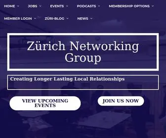 Zurichnetworkinggroup.com(Empowering Local Zürich Businesses and Relationships) Screenshot