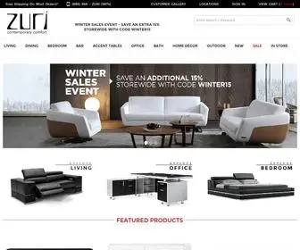 Zurifurniture.com(Zuri Furniture) Screenshot