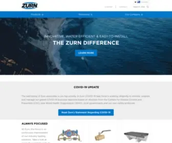 Zurn.com.au(Engineered Water Solutions) Screenshot