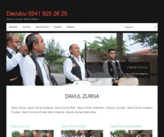 Zurnadavul.com(Davulcu fiyatları) Screenshot