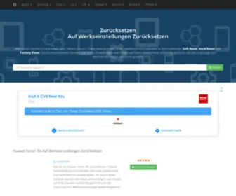 Zurucksetzen.com(Zurücksetzen) Screenshot