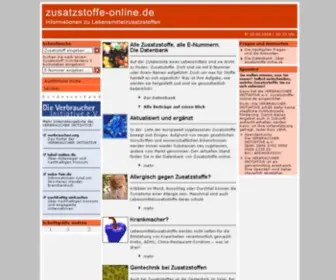 Zusatzstoffe-Online.de(Eine weitere WordPress) Screenshot