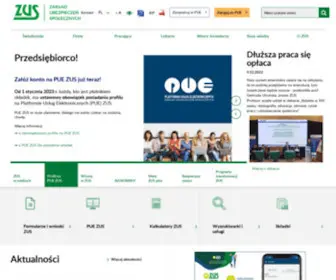 Zus.pl(Strona główna) Screenshot
