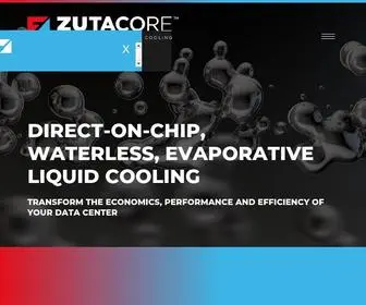 Zutacore.com(The ZutaCore waterless direct) Screenshot