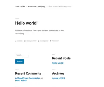 Zutemedia.com(The Ecom Company) Screenshot