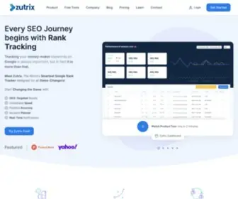 Zutrix.com(SEO Tools to Boost Your Traffic) Screenshot