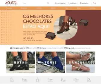 Zutti.com.br(Zutti Calçados) Screenshot