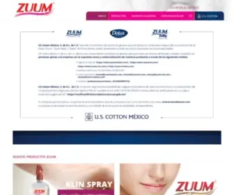 Zuum.com(Fabricantes de Algodón) Screenshot