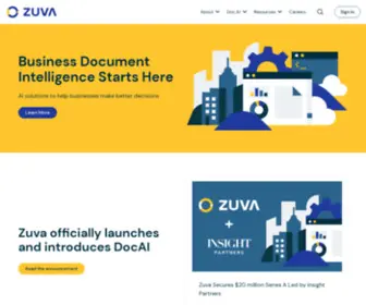 Zuva.ai(Business Document Intelligence Starts Here) Screenshot