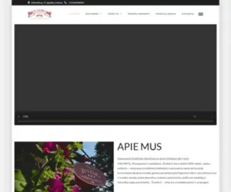 Zuvedra.com(Apie mus) Screenshot