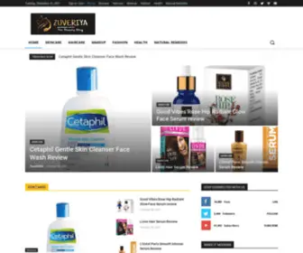 Zuveriya.com(Define Beauty) Screenshot