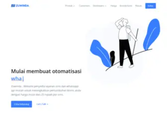 Zuwinda.com(Layanan SMS and Whatsapp Termurah) Screenshot