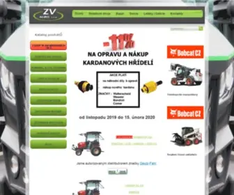 Zvagro.cz(ZV AGRO s.r.o. – Prodej a servis zemědělské techniky) Screenshot