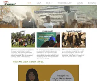 Zvandiri.org(Health, happiness and hope) Screenshot