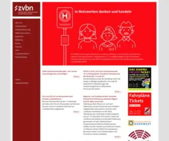 ZVBN.de(Zweckverband Verkehrsverbund Bremen/Niedersachsen (ZVBN)) Screenshot