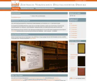 ZVDD.de(Startseite ) Screenshot