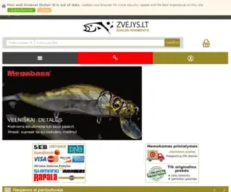 ZvejYs.lt(Žvejybos reikmenų parduotuvė) Screenshot