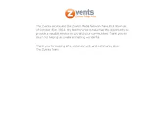 Zvents.com(Discover Events) Screenshot