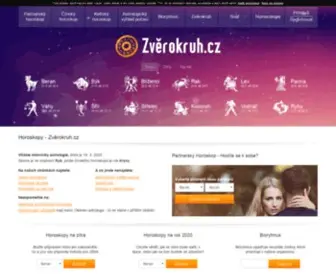 Zverokruh.cz(Zvěrokruh.cz) Screenshot