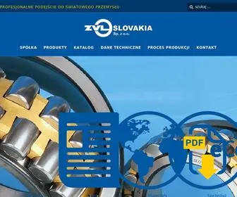 ZVL.pl(Produkcja i sprzedaż łożysk ZVL) Screenshot