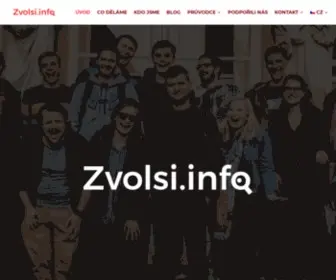 Zvolsi.info(Zvol si info) Screenshot