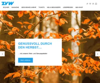 ZVW-Shop.de(Der Onlineshop vom Zeitungsverlag Waiblingen) Screenshot