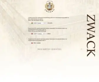 Zwack.hu(Zwack) Screenshot