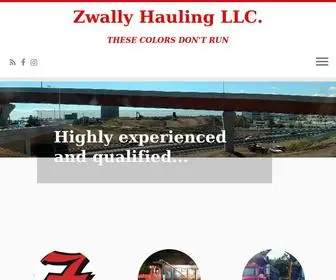 Zwallyhauling.com(Zwally Hauling LLC) Screenshot