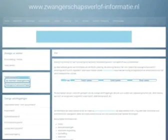 Zwangerschapsverlof-Informatie.nl(Zwangerschapsverlof) Screenshot