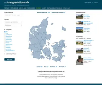 Zwangsversteigerungen.com(Danmarks største tvangsauktionsite) Screenshot