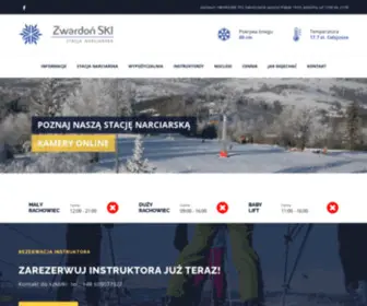 Zwardon-Ski.pl(Stacja Narciarska Zwardoń Ski kolej linowa) Screenshot