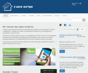 Zwave.eu(Z-Wave Europe) Screenshot