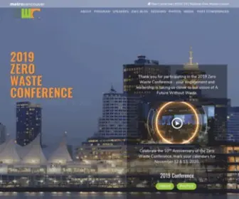 ZWC.ca(The Zero Waste Conference) Screenshot