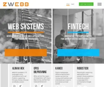 Zwebb.com(Cloud Web Systems and FinTech) Screenshot