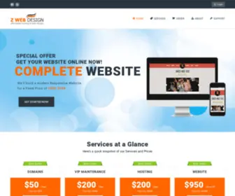 Zwebdesign.com.au(Over 20 years experience) Screenshot