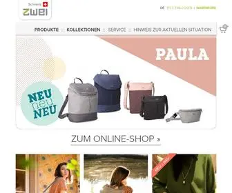 Zwei-Bags.ch(Taschen & Rucksäcke von ZWEI®) Screenshot