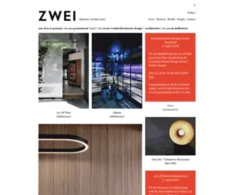 Zwei.com.au(ZWEI Interiors Architecture) Screenshot