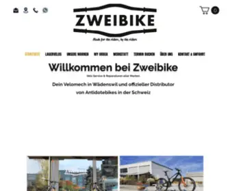 Zweibikegmbh.ch(Wädenswil) Screenshot