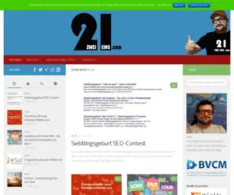 Zweieins.com(Alles rund um Social Media) Screenshot