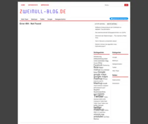 Zweinull-Blog.de(Zweinull Blog) Screenshot